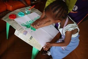 Jetlak Cares team members sharing gifts