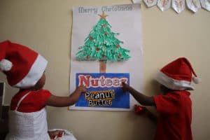 Community engagement at the Christmas event